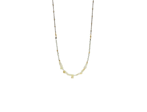 Calliope Opal Slice Necklace
