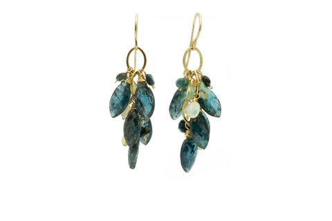 Calliope Blues Cluster Earring