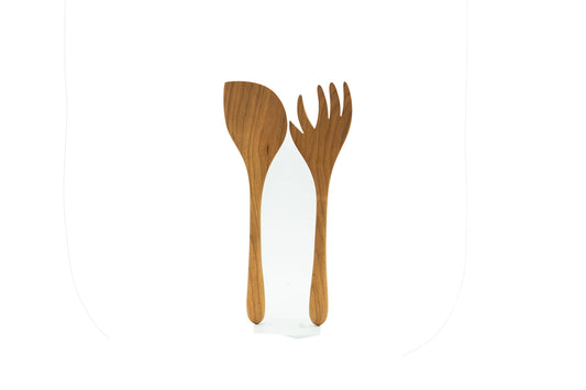 Cherry Salad Servers | Jonathan's Spoons