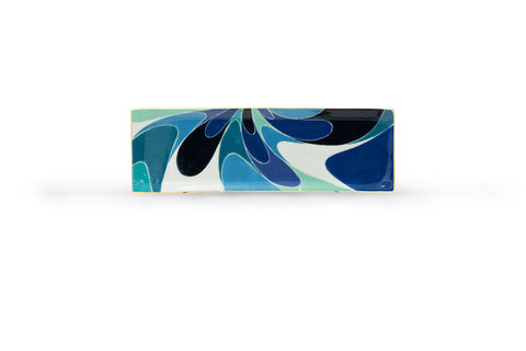 Jill Rosenwald Louche Baguette Tray - Blues