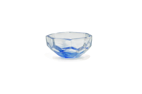 Vitreluxe Crystal Cut Bowl - Sapphire
