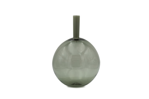 Handblown Orb Tube Top Vessel