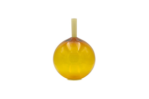 Handblown Orb Tube Top Vessel