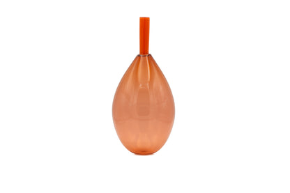 Handblown Teardrop Tube Top Vessel