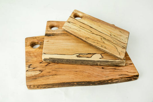 Spalted Maple Natural Edge Wooden Cutting Board | Spencer Peterman