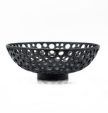 Lawrence McRae-Lacy Low Bowl in Matte Black, Large