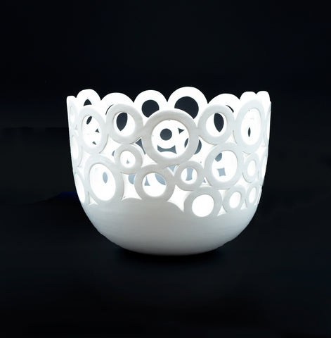 Lawerence McRae O Bowl in White