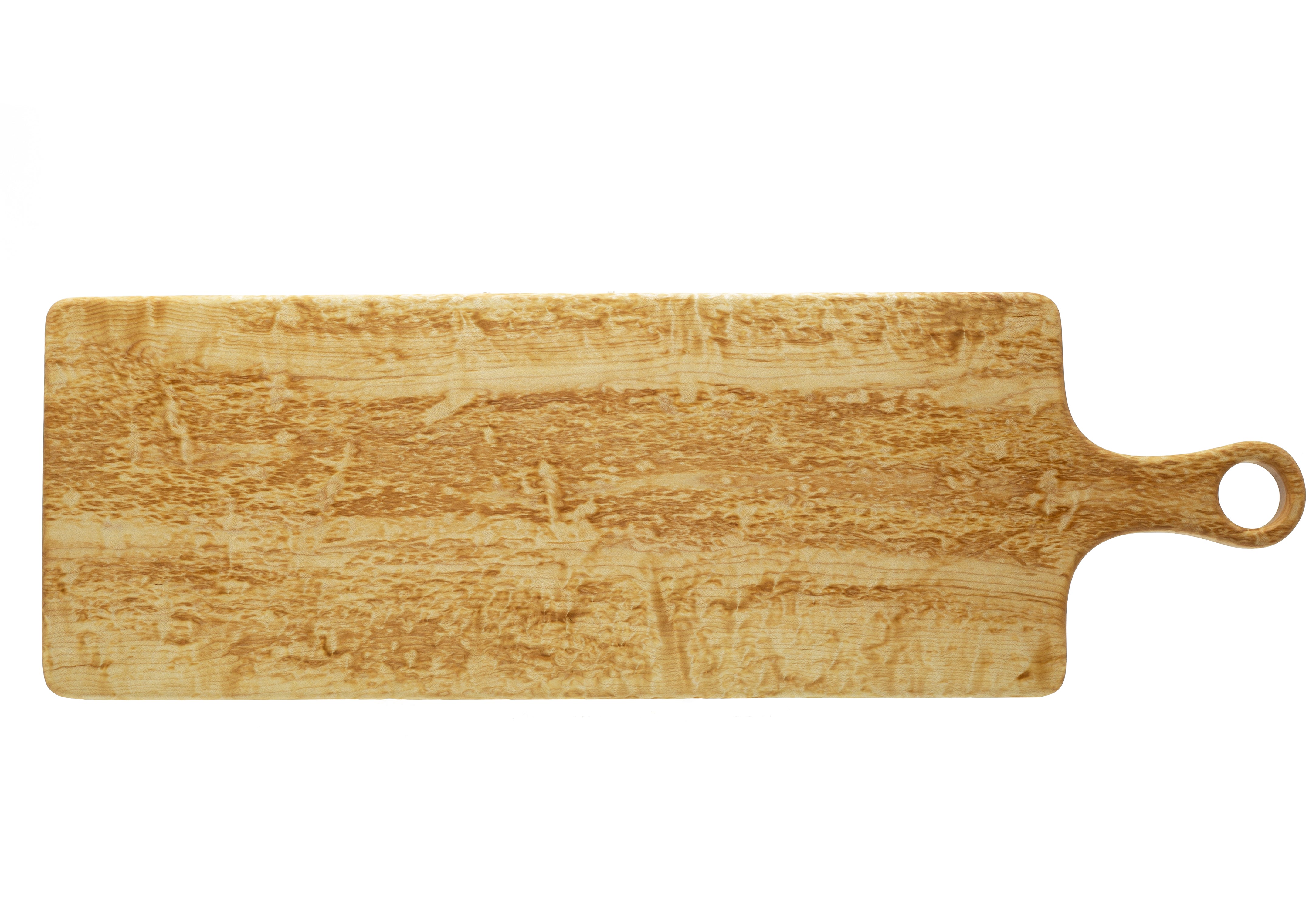 Natural Olive Wood Paddle Cutting Board, The Hour Shop Barware