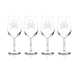 Rolf Glass Skull & Bones Wine Glass
