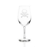 Rolf Glass Skull & Bones Wine Glass