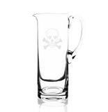 Rolf Glass Skull & Bones Pitcher