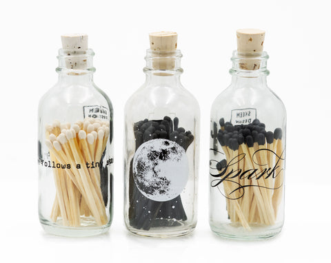 Skeem Design Calligraphy mini match bottle