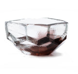 Vitreluxe Crystal Cut Bowl Plum