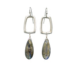 Philippa Roberts Rectangle with Labradorite Earrings