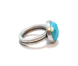 Jodi Rae Faceted Sleeping Beauty Turquoise Ring