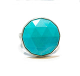 Jodi Rae XL Faceted Sleeping Beauty Turquoise Ring