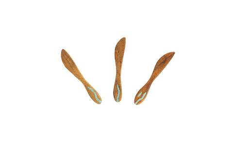 Treestump Turquoise Spreader