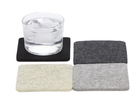Graf & Lantz Merino Wool Felt Coaster Set
