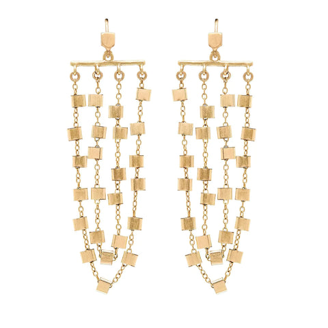 Julie Cohn Bronze Chapel  Earrings