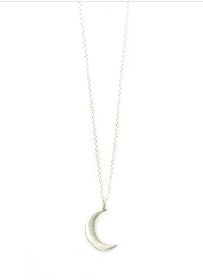 Philippa Roberts Sterling Silver Moon Necklace