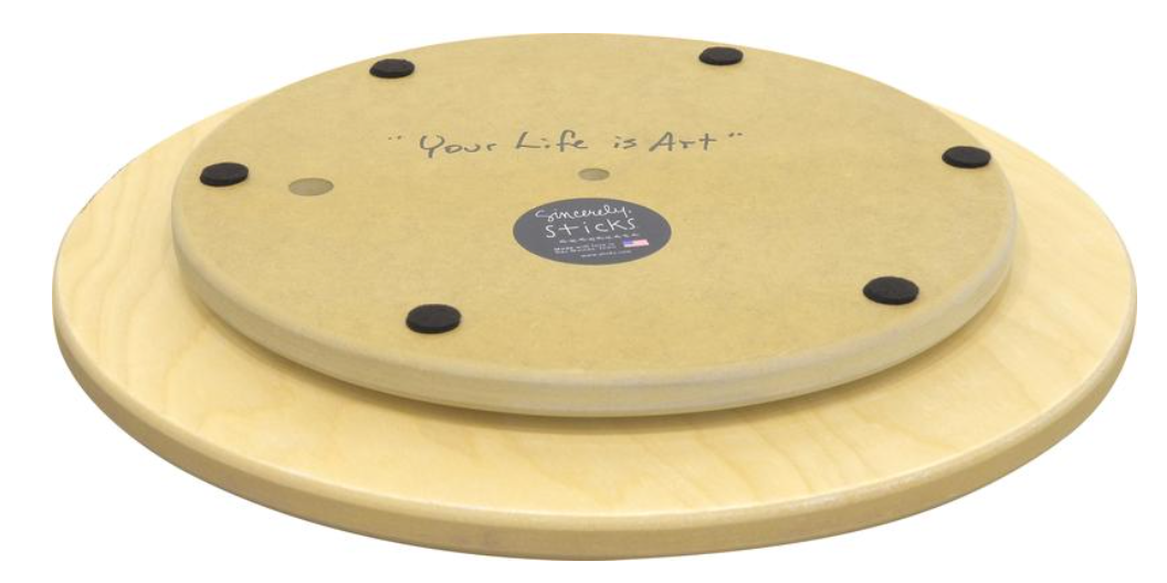 Sincerely, Sticks "Your Life is Art" Lazy Susan