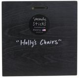 Sticks, Sincerely  "Holly's Chairs" Plaque