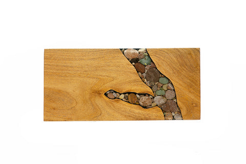 Treestump Riverstone & Mesquite Sushi Board