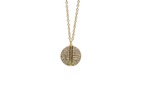 Dana Kellin Fine Circular Pave Diamond Necklace