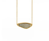 Dana Kellin Fine Triangular Pave Diamond Necklace
