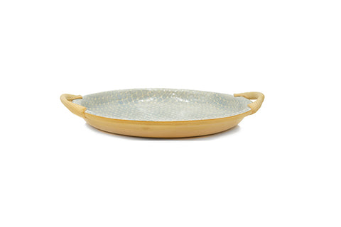 Terrafirma 13" Round Platter with Handles