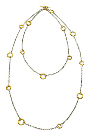 Jodi Rae Mixed Metal Mini Wrap Necklace